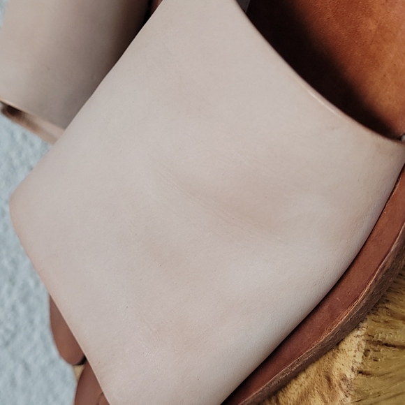 NWTs Free People Vicente Slide Sandal in Natural; Size 40 (10 US) - Picture 14 of 16